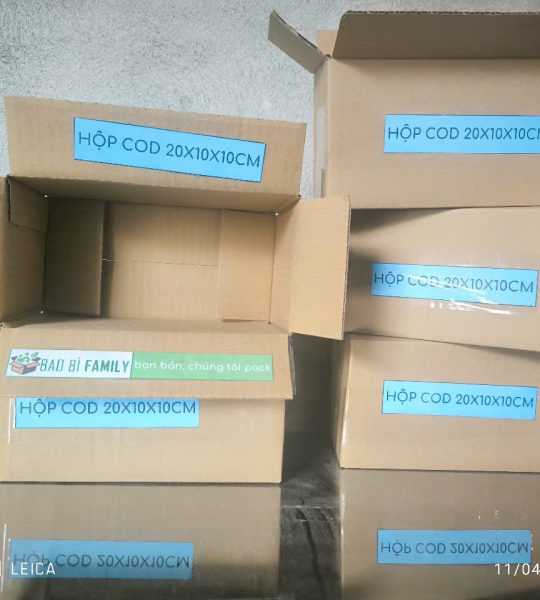 Hộp COD hộp giấy bán hàng online 20x10x10cm